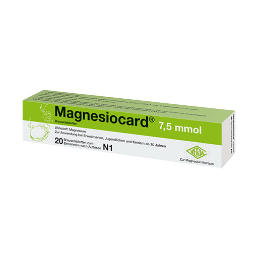 MAGNESIOCARD 7,5 mmol Brausetabletten