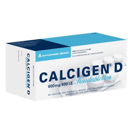 CALCIGEN D 600 mg/400 I.E. Kautabletten