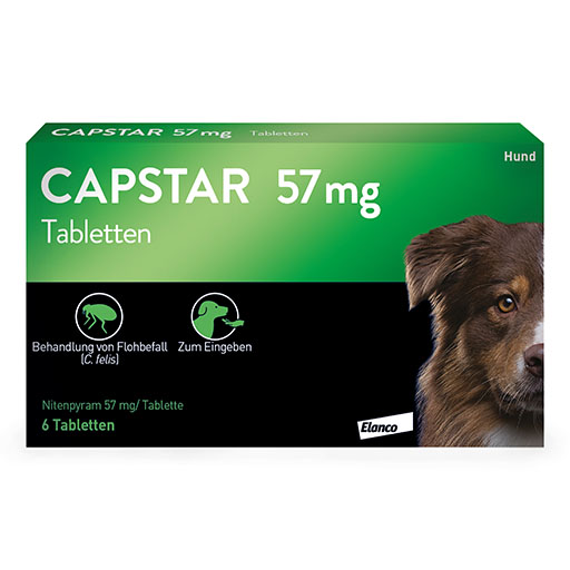CAPSTAR 57 mg Tabletten f.gro&szlig;e Hunde