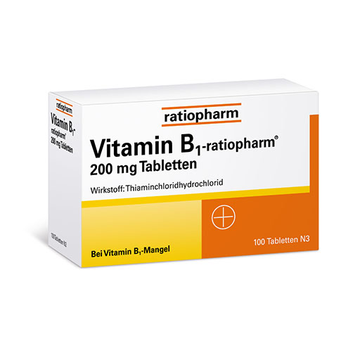 VITAMIN B1-RATIOPHARM 200 mg Tabletten
