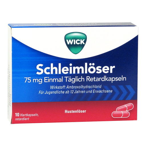 WICK Schleiml&ouml;ser 75 mg einmal t&auml;glich Retardkaps.