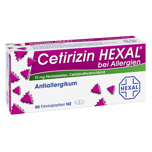 CETIRIZIN HEXAL Filmtabletten bei Allergien