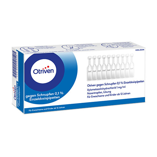 OTRIVEN 0,1% Nasentropfen Einzeldosispipetten