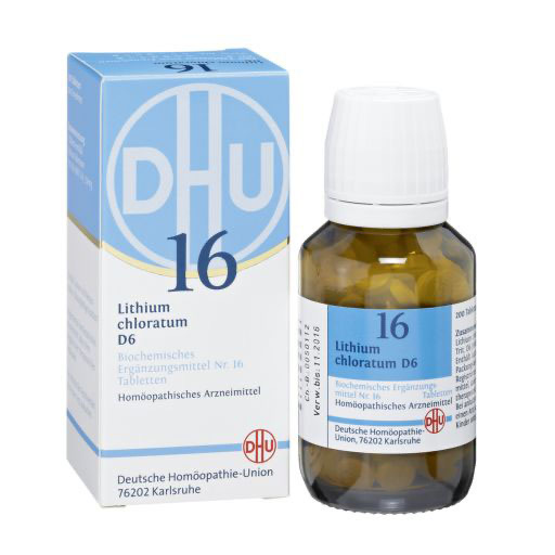 BIOCHEMIE DHU 16 Lithium chloratum D 6 Tabletten