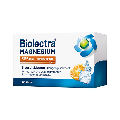 BIOLECTRA Magnesium 365 mg fortissimum Orange