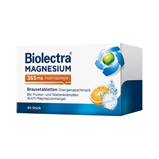 BIOLECTRA Magnesium 365 mg fortissimum Orange