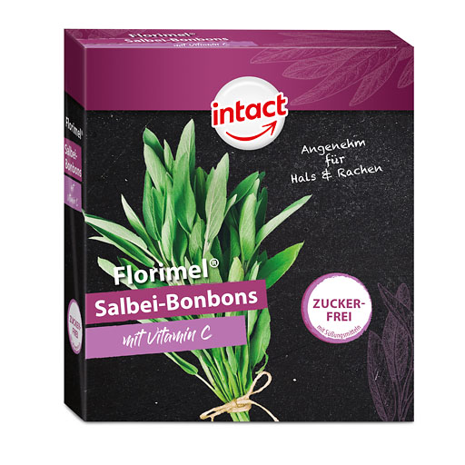 FLORIMEL Salbeibonbons m.Vitamin C zuckerfrei