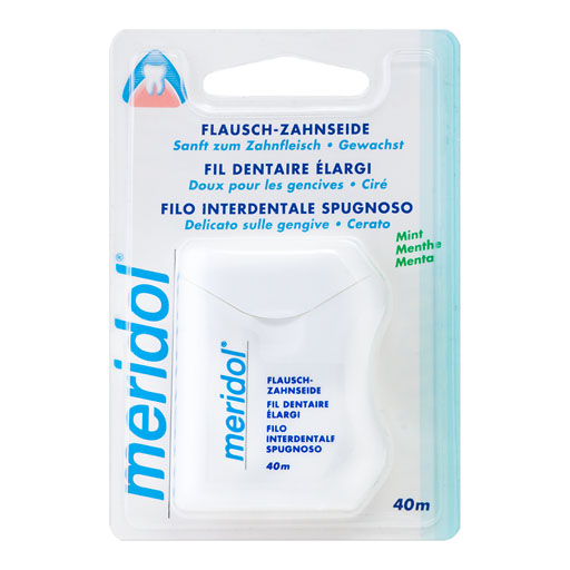 MERIDOL Flausch Zahnzeide gewachst