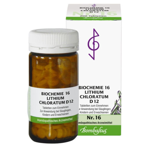 BIOCHEMIE 16 Lithium chloratum D 12 Tabletten