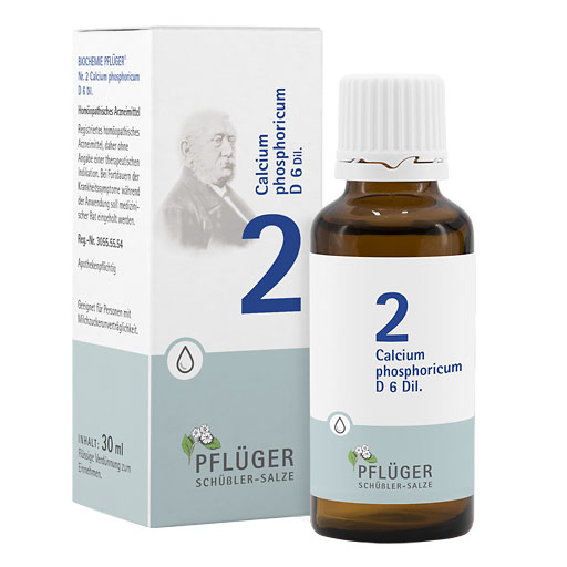 BIOCHEMIE Pfl&uuml;ger 2 Calcium phosphoricum D 6 Tro.