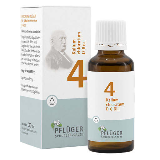 BIOCHEMIE Pfl&uuml;ger 4 Kalium chloratum D 6 Tropfen