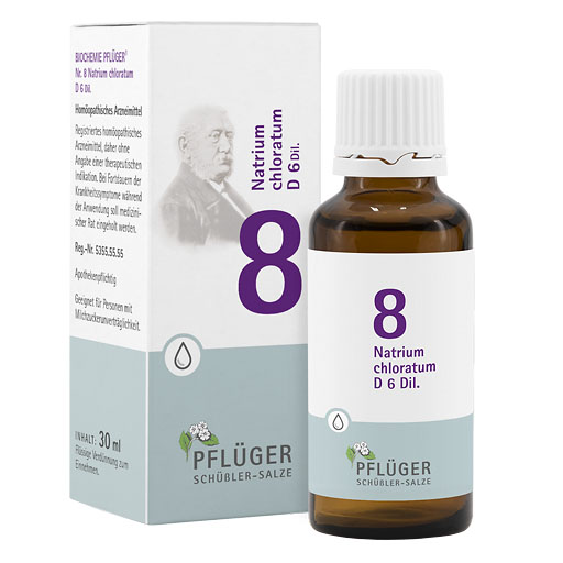 BIOCHEMIE Pfl&uuml;ger 8 Natrium chloratum D 6 Tropfen