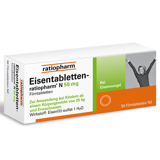 EISENTABLETTEN-ratiopharm N 50 mg Filmtabletten