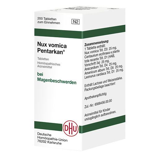 NUX VOMICA PENTARKAN Tabletten