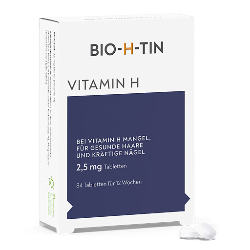 BIO-H-TIN Vitamin H 2,5 mg f&uuml;r 12 Wochen Tabletten