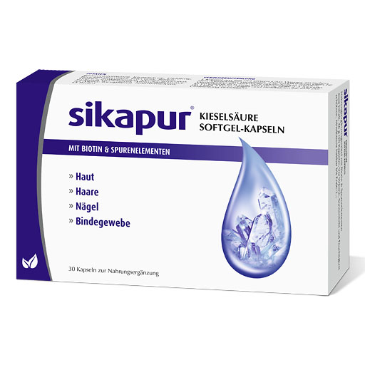 SIKAPUR Kiesels&auml;ure Softgel-Kapseln mit Biotin