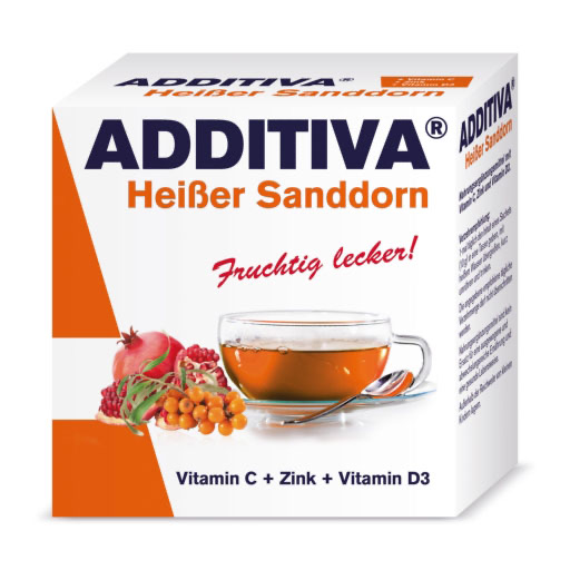 ADDITIVA hei&szlig;er Sanddorn Pulver