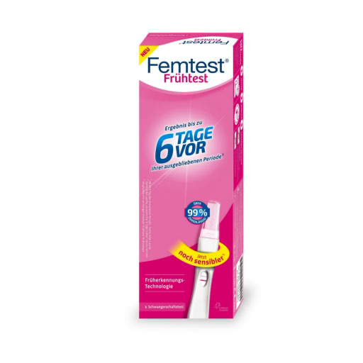 FEMTEST Fr&uuml;htest 6 Tage vor