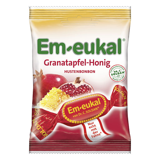 EM-EUKAL Bonbons Granatapfel-Honig zuckerhaltig