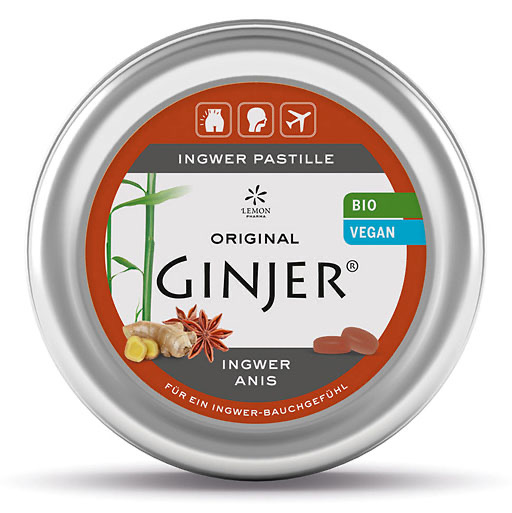 INGWER GINJER Pastillen Bio Anis