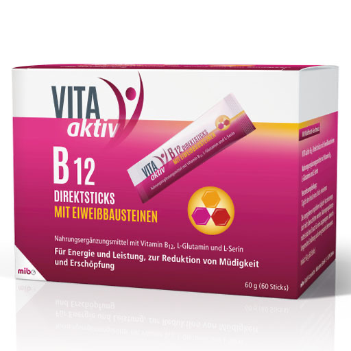VITA AKTIV B12 Direktsticks mit Eiwei&szlig;bausteinen