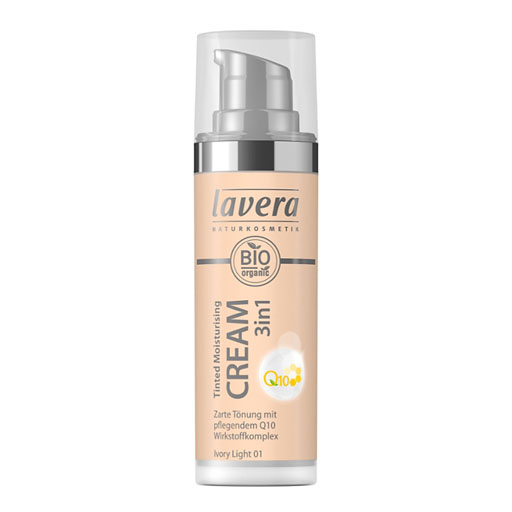 LAVERA Tinted moisturising Cr.3in1 Q10 01 iv.light