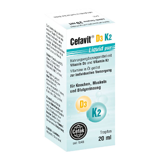 CEFAVIT D3 K2 Liquid pur Tropfen zum Einnehmen