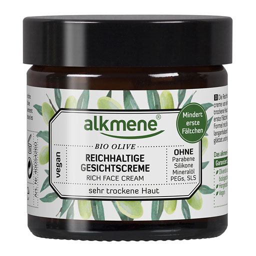 ALKMENE reichhaltige Gesichtscreme Bio Olive
