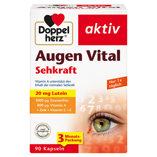 DOPPELHERZ Augen Vital Sehkraft aktiv Kapseln