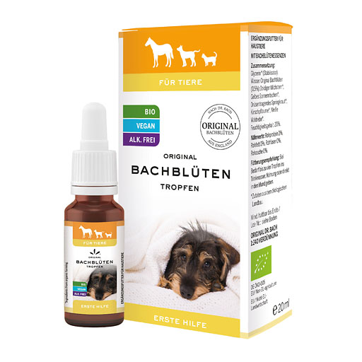 BACHBL&Uuml;TEN Tiere Tropfen Erste Hilfe