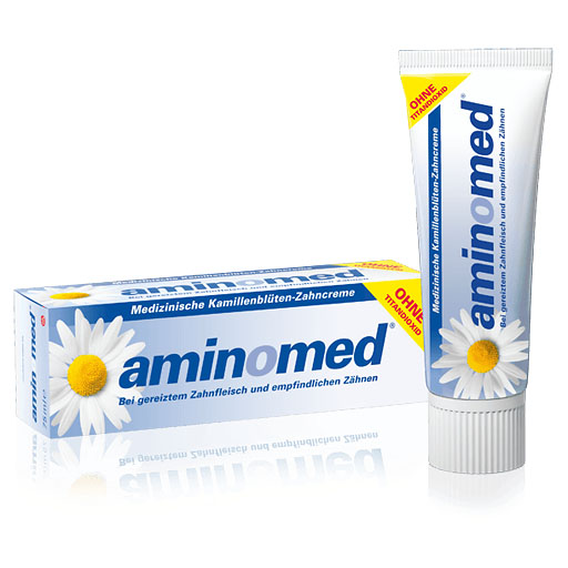 AMINOMED Kamillenbl&uuml;ten Zahncreme ohne Titandioxid