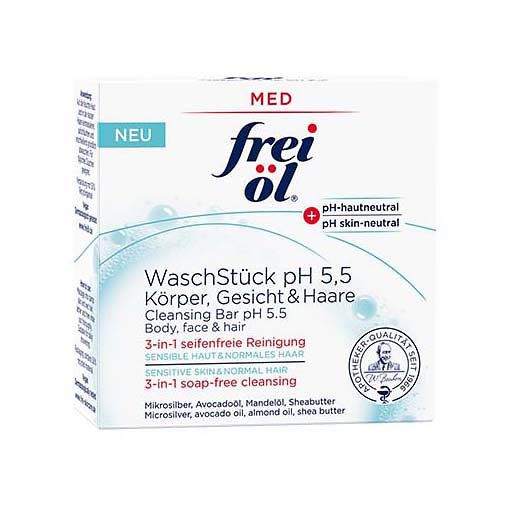 FREI &Ouml;L WaschSt&uuml;ck pH 5,5 K&ouml;rper Gesicht Haare