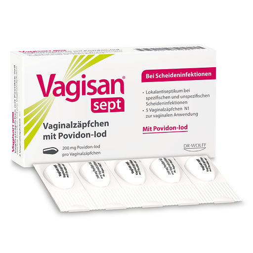 VAGISAN sept Vaginalz&auml;pfchen mit Povidon-Iod