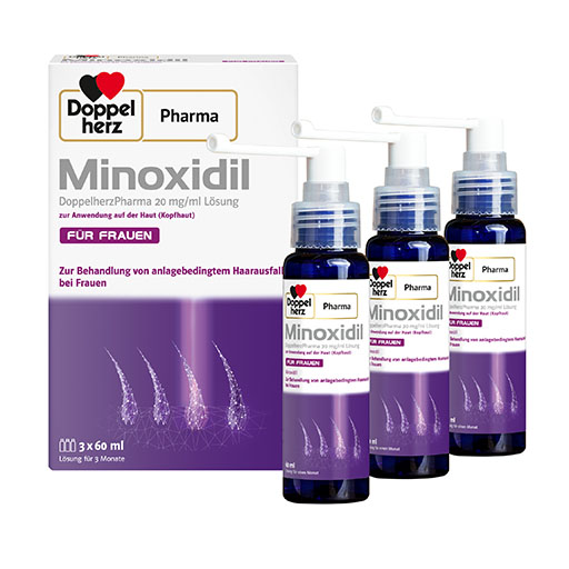 MINOXIDIL DoppelherzPhar.20mg/ml Lsg.Anw.Haut Frau