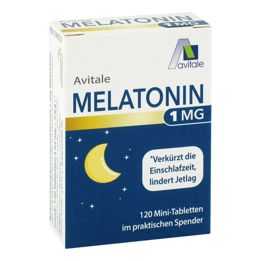 MELATONIN 1 mg Mini-Tabletten im Spender