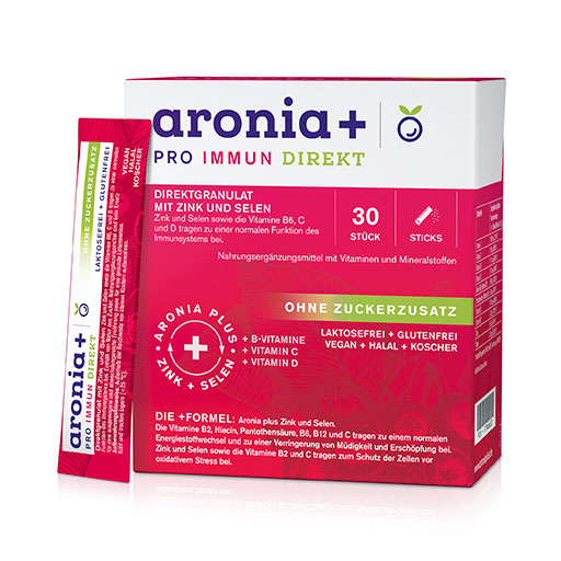 ARONIA+ PRO IMMUN direkt Granulat Sticks