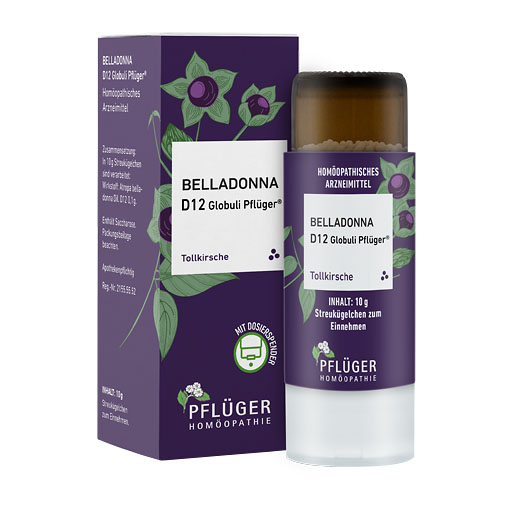 BELLADONNA D 12 Globuli Pfl&uuml;ger Dosierspender