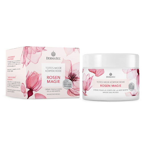 DERMASEL Totes Meer K&ouml;rpercreme Rosen Magie