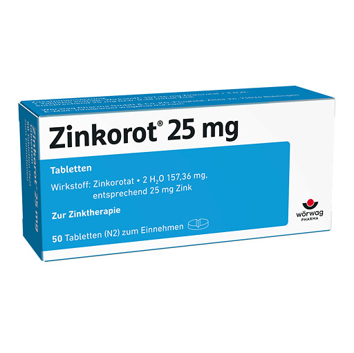 ZINKOROT 25 mg Tabletten