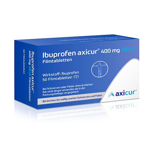 IBUPROFEN axicur 400 mg akut Filmtabletten