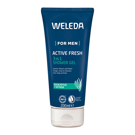 WELEDA for Men Active Fresh 3in1 Shower Gel