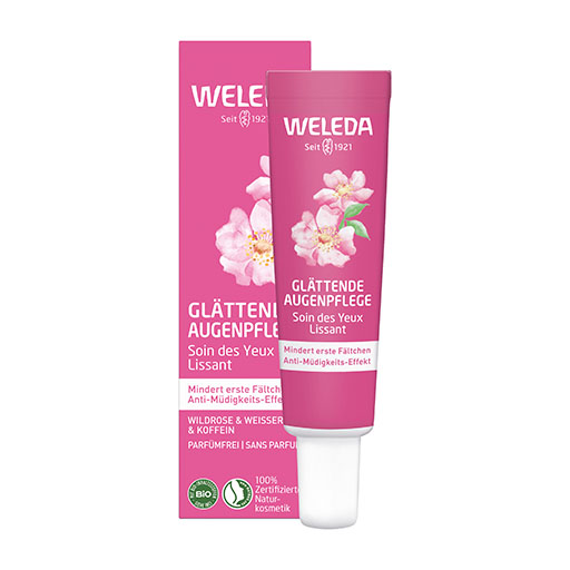WELEDA gl&auml;ttende Augenpflege Wildrose & wei&szlig;er Tee
