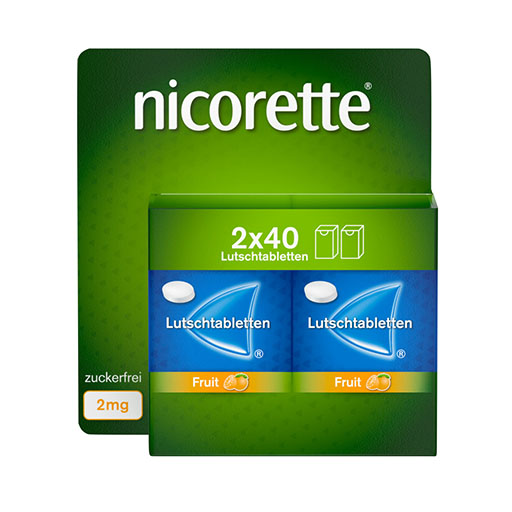 NICORETTE Fruit 2 mg Lutschtabletten gepresst